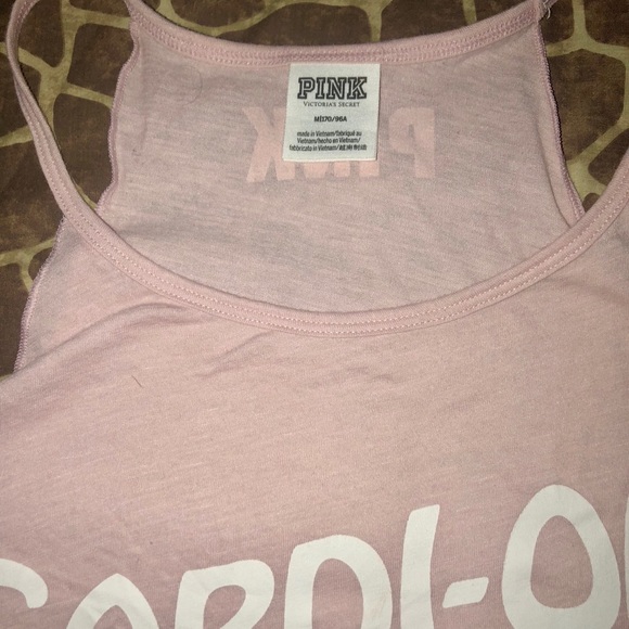 Cardi-OH NO exercise tank top Pink - Picture 2 of 3
